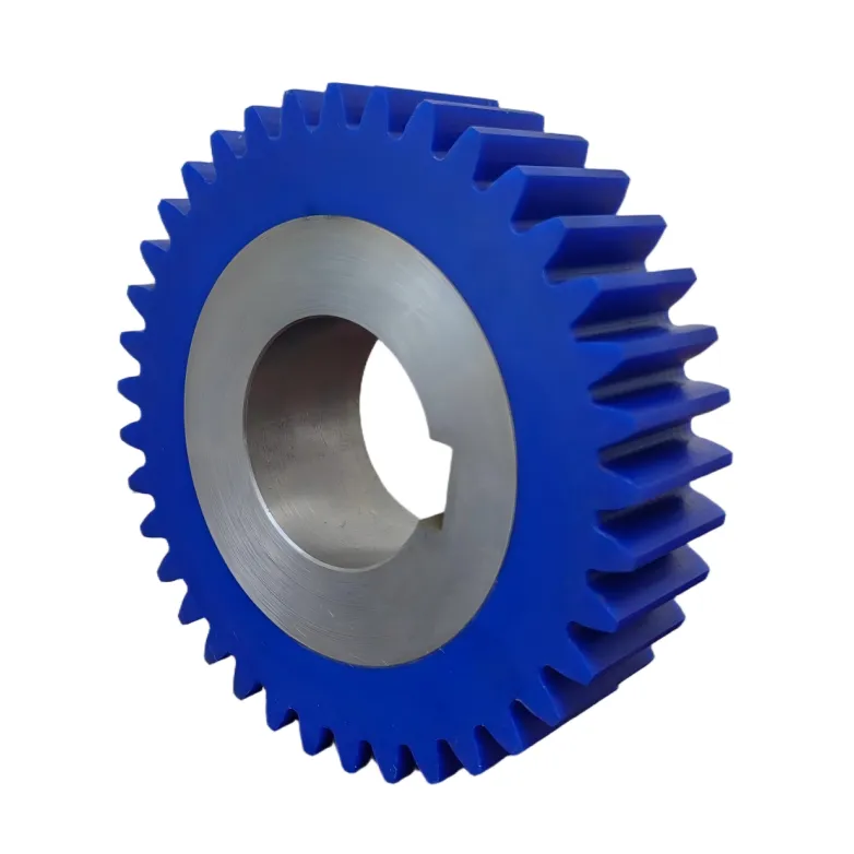 Metal Insert Nylon Gears-blue